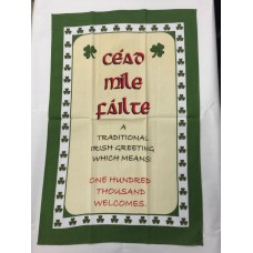 Céad Míle Fáilte Irish Tea Towel